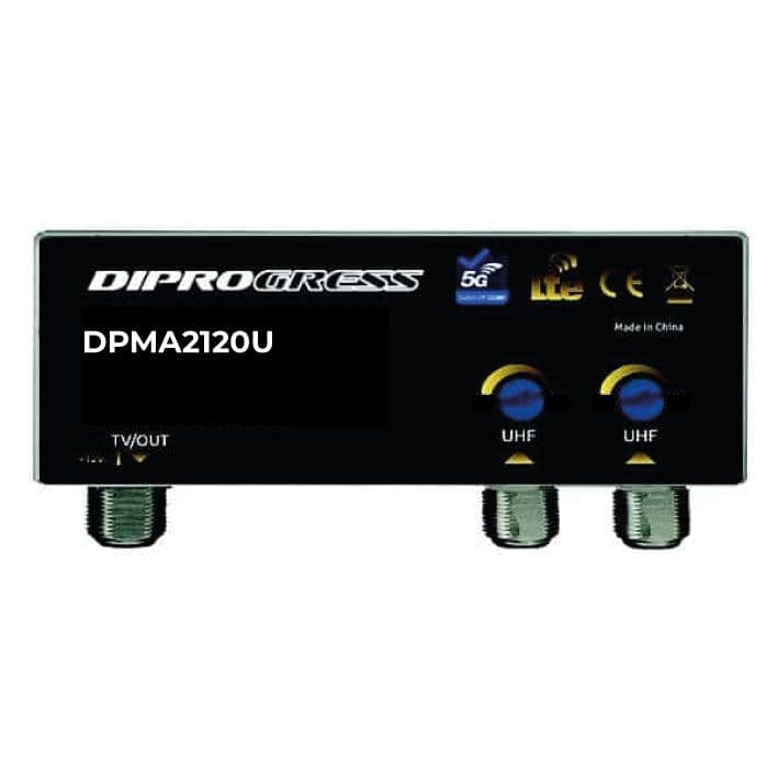 Amplif.20db 2in uhf 1 out