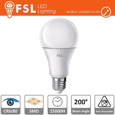 FLA6012W30K27 Lampada goccia 12W E27 3000K