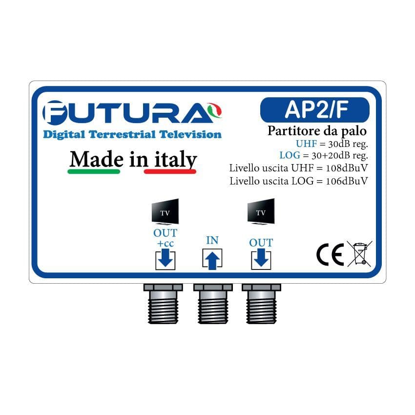 AP2/F Partitore da palo 2 out